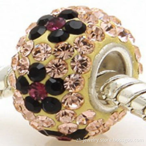 Crystal charm beads, we can make crystal, glass, glaze, wooden gemstone charms beads